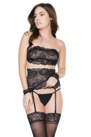 Coquette Garter Belt Face Mask & Restraints