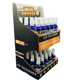 Exus Pump Spray Odor Eliminator & Air Freshener 2 Displays Mix (40)