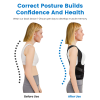 Posture Corrector for Women Men Adjustable Back Brace