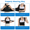Posture Corrector for Women Men Adjustable Back Brace