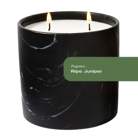 Ripe Juniper Black Marquina Candle