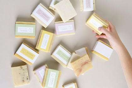 Natural Cold Process Soap Bar with Essential oils - Choose your scent