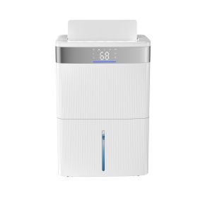 80 Pints Dehumidifier for Home & Basement, Drain Hose for Commercial & Industrial Use, Smart Humidity Control, Low Noise for Large Rooms, Warehouses