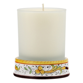 RAFFAELLESCO Candles (Multiple Designs) (size: 3 Diam. X 3.5 HIGH - 8 Oz. (Dimensions measured in Inches))