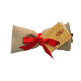 Hot Cherry Eye Pillow (Color: Tan Ultra Suede)