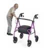 Folding Rollator Walker with Seat for Seniors