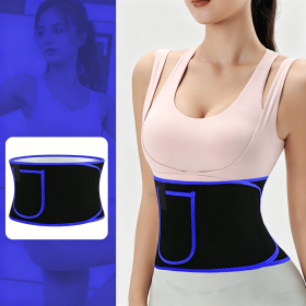 Unisex-Tailleng��rtel mit Handytasche ��� Schlankheitsg��rtel zur Straffung des Bauches (Color: Blue)