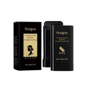 Hoegoa Hair Hair Hair Color Temporary Hair Hair Stick Is A Naturally Gentle And Non-irritating Pigmentation Hairdresser (Option: Black-3pcs)